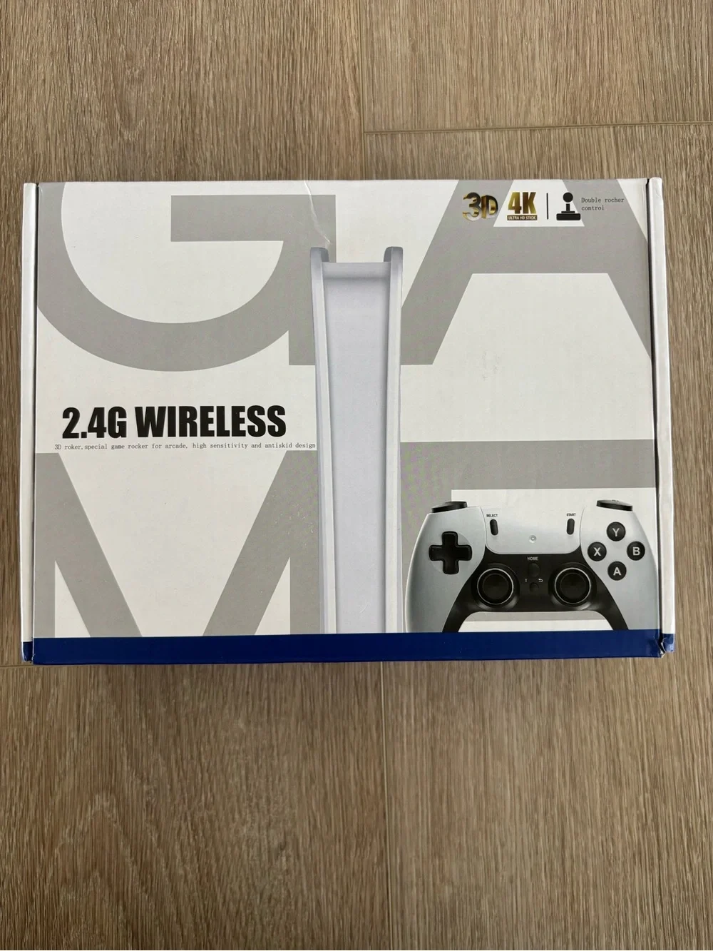 2.4G Wireless White/Black Game Controller - Compatible Wireless Gaming Pad